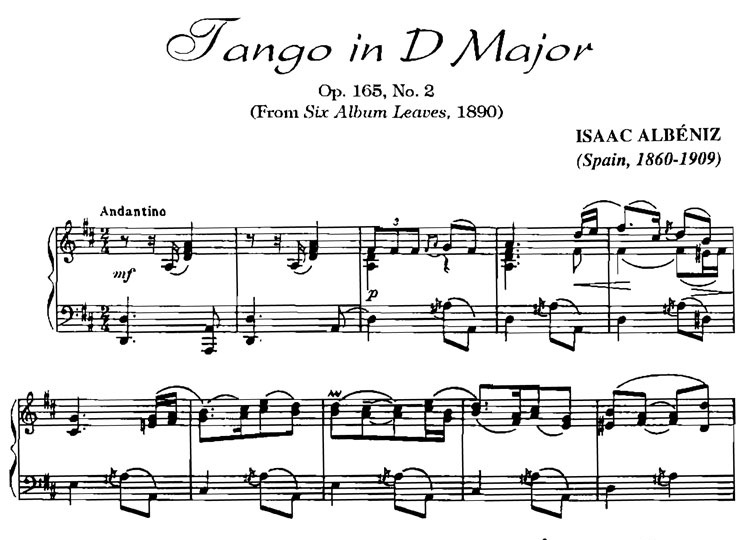 NHẠC LÝ CĂN BẢN Tango-in-d-major-1